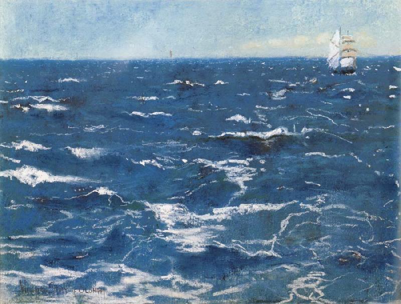 William Stott of Oldham Choppy Sea France oil painting art